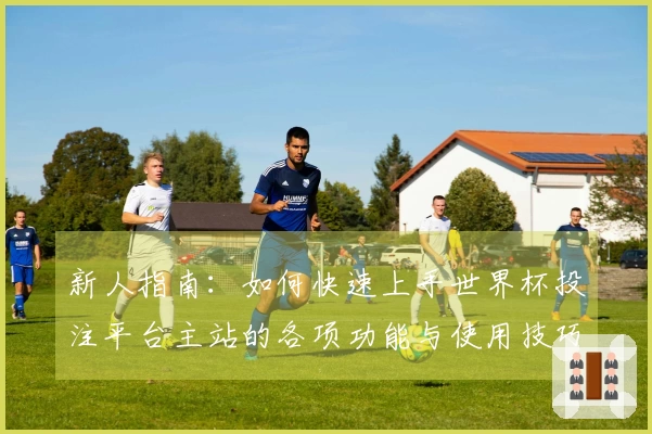 新人指南：如何快速上手世界杯投注平台主站的各项功能与使用技巧